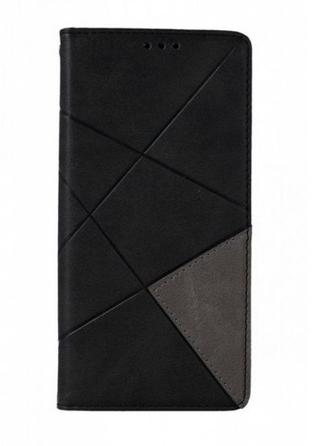 TopQ for Samsung A21s booklet Geometric black 53960 - Phone Case - Main image