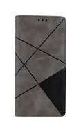 TopQ for Samsung A21s booklet Geometric grey 53959 - Phone Case