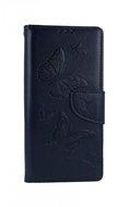 TopQ Xiaomi Redmi Note 9 Pro booklet Butterfly blue dark 53895 - Phone Case