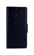 TopQ Samsung A21s booklet Butterfly blue dark 53925 - Phone Case