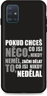TopQ Samsung A71 silicone Moto 54208 - Phone Cover