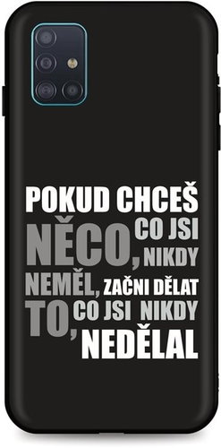TopQ Samsung A71 silicone Moto 54208 - Phone Cover - Main image