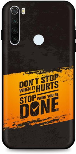 TopQ Xiaomi Redmi Note 8T silicone Don´t Stop 54168 - Phone Cover - Main image