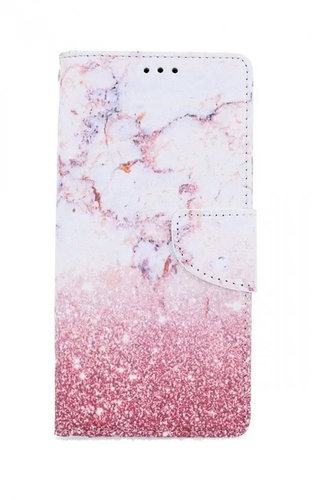 TopQ Samsung A51 bookcase Pink marble 54402 - Phone Case - Main image