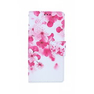 TopQ Samsung A21s booklet Pink flowers 54294 - Phone Case