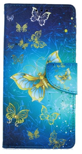 TopQ iPhone SE 2020 booklet Sky with butterflies 54688 - Phone Case - Main image