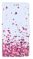 TopQ iPhone SE 2020 booklet Hearts 54682 - Phone Case