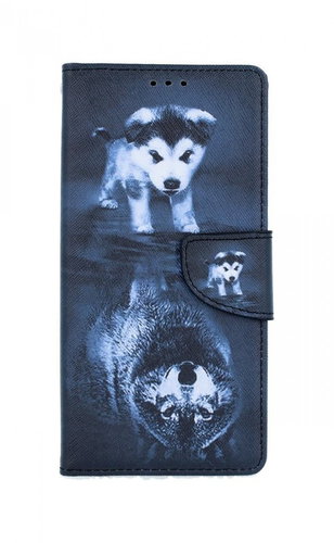 TopQ iPhone SE 2020 book Reflection of the wolf 54659 - Phone Case - Main image