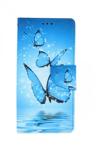 TopQ Xiaomi Redmi Note 9 book Blue butterflies 54509 - Phone Case - Main image