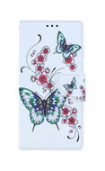 TopQ Samsung A41 booklet Butterflies with flower 54392 - Phone Case