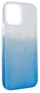 Forcell iPhone 12 glitter silver-blue 54806 - Phone Cover
