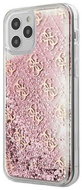 Guess iPhone 12 mini 4G Liquid Glitter pink GUHCP12SLG4GSPG 54830 - Phone Cover