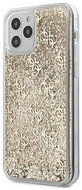 Guess iPhone 12 mini 4G Liquid Glitter gold GUHCP12SLG4GSLG 54816 - Phone Cover