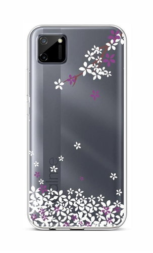TopQ Realme C11 silicone Sakura flowers 55057 - Phone Cover - Main image