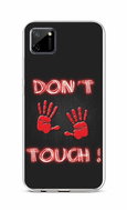 TopQ Realme C11 silicone Don't Touch Red 55056 - Phone Cover