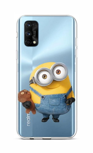 TopQ Realme 7 Pro Silicone Minion Kid 55052 - Phone Cover - Main image
