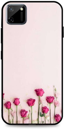 TopQ Realme C11 silicone Roses 54988 - Phone Cover - Main image
