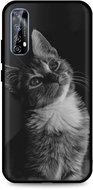 TopQ Realme 7 silicone Cute Cat 54966 - Phone Cover