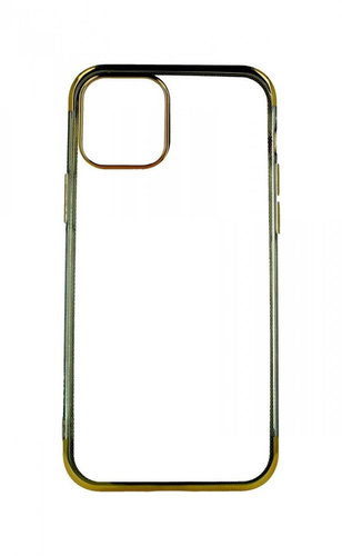 TopQ Frame iPhone 12 silicone gold 54795 - Phone Cover - Main image