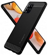 Spigen Rugged Armor Samsung A42 silicone black 55373 - Phone Cover