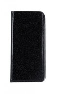Forcell Samsung A51 book glitter black 55440 - Phone Case