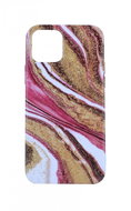 TopQ iPhone 12 Pro Silicone Marble Rose Gold 55488 - Phone Cover