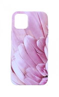 TopQ iPhone 12 mini silicone Feather pink 55480 - Phone Cover