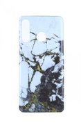 TopQ Huawei P30 Lite silicone Marble Glitter white-black 55522 - Phone Cover
