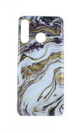 TopQ Huawei P30 Lite silicone Marble Glitter purple 55518 - Phone Cover