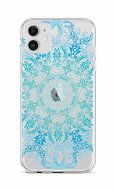 TopQ iPhone 12 silicone Blue Mandala 55303 - Phone Cover