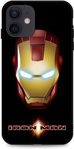 TopQ iPhone 12 3D silicone Iron Man 55256 - Phone Cover - Main image