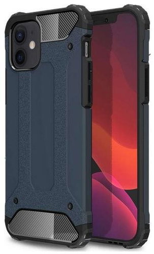 TopQ iPhone 12 Panzer blue dark 55236 - Phone Cover - Main image