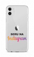 TopQ iPhone 12 silikón Instagram 55213 - Kryt na mobil