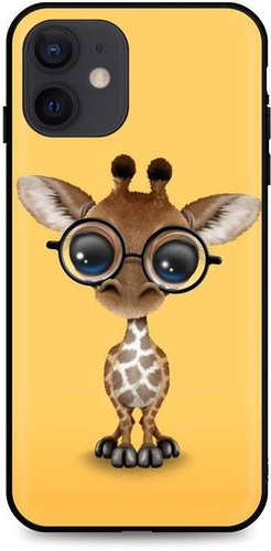 TopQ iPhone 12 silicone Cute Giraffe 55149 - Phone Cover - Main image