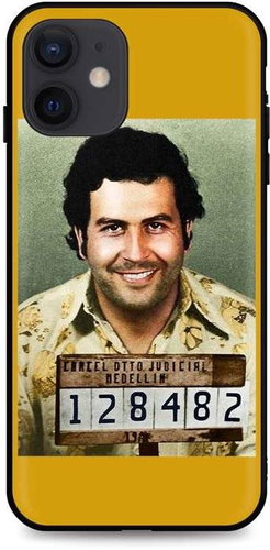 TopQ iPhone 12 silicone Pablo Escobar 55090 - Phone Cover - Main image