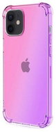 TopQ iPhone 12 silicone Shock rainbow pink-purple 52677 - Phone Cover