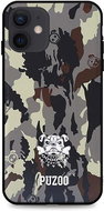 TopQ iPhone 12 3D silicone camouflage with bulldog 55254 - Phone Cover