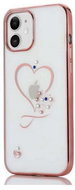 TopQ iPhone 12 silicone Sweet Heart pink 55205 - Phone Cover