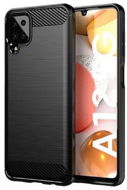 Phone Cover TopQ Samsung A12 silicone black 55718 - Kryt na mobil