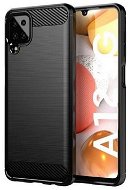 TopQ Samsung A12 silikón čierny 55718 - Kryt na mobil