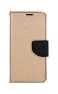 TopQ Samsung A20e book black-gold 43812 - Phone Case