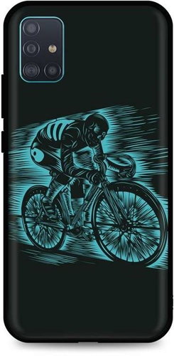 TopQ Samsung A51 silicone Speeding 55941 - Phone Cover - Main image