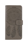 TopQ Samsung A21s booklet Dreamcatcher grey 56094 - Phone Case