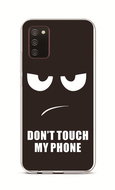 TopQ Samsung A02s silicone Don´t Touch 55804 - Phone Cover