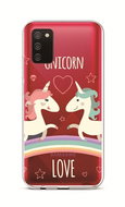 TopQ Samsung A02s silicone Unicorn Love 55803 - Phone Cover