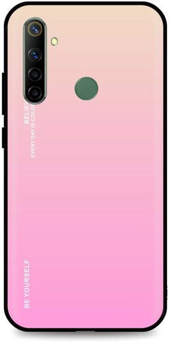 TopQ LUXURY Realme 6i solid rainbow apricot 56321 - Phone Cover - Main image