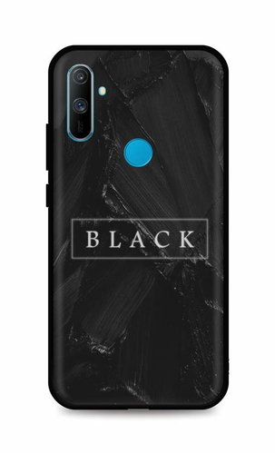 TopQ LUXURY Realme C3 solid Black 56354 - Phone Cover - Main image
