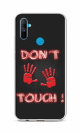 TopQ Realme C3 silicone Don´t Touch Red 56331 - Phone Cover