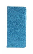Forcell Samsung A02s book glitter blue 56532 - Phone Case