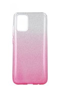 Forcell Samsung A02s glitter silver-pink 56522 - Phone Case